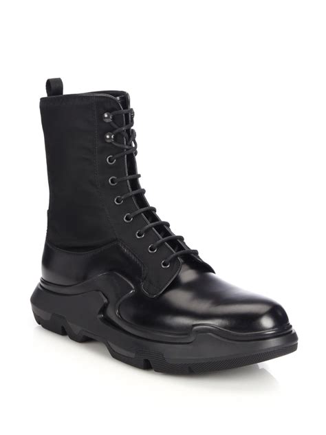 prada black shoes on sale|prada black aftershave boots.